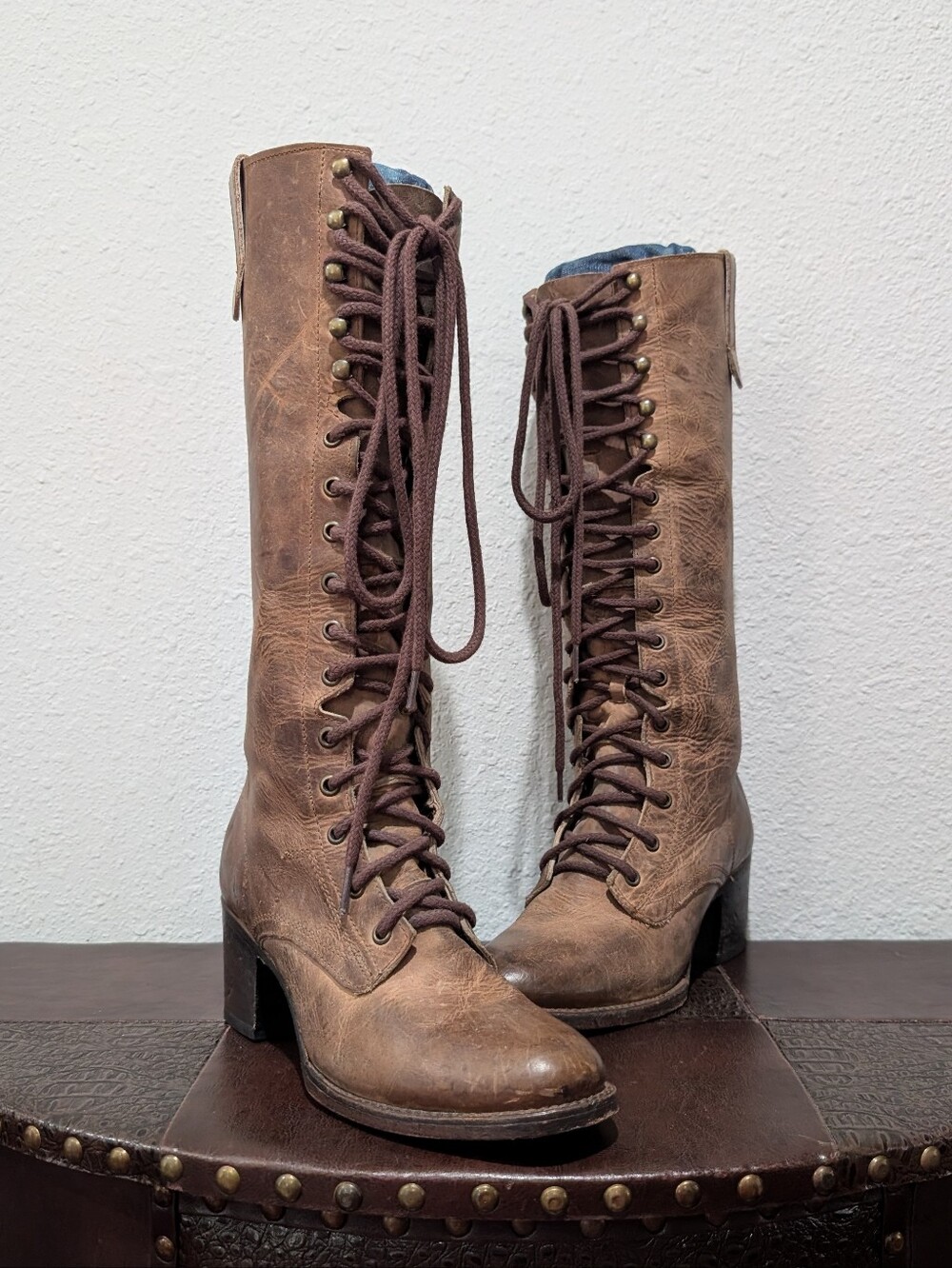 OG Freebird by Steven Brown Grany Lace Up Boots Size 10